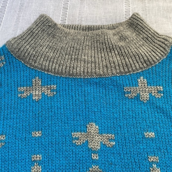 Together Vintage wool blend mock turtleneck sweater. - Picture 3 of 11